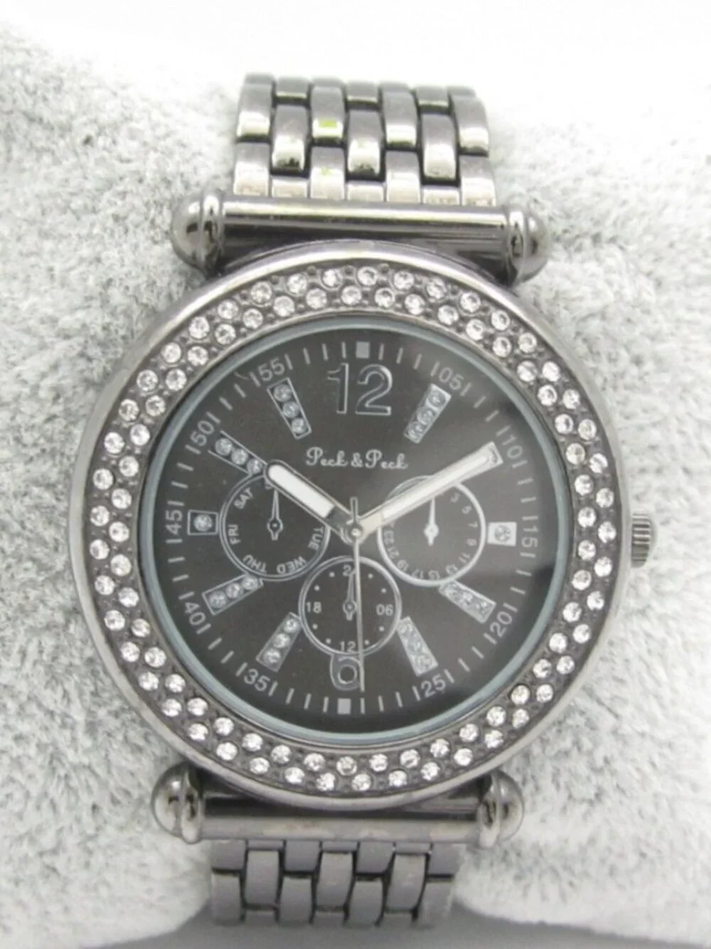 Women Peck & Peck Quartz WR‎ Analog 36mm Round Watch (I46) 
